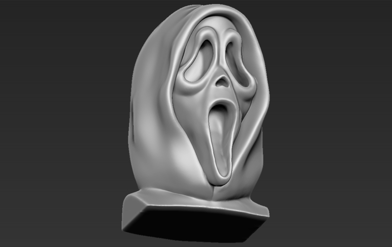 Ghostface from Scream bust ready for full color 3D printing 3D Print 233141