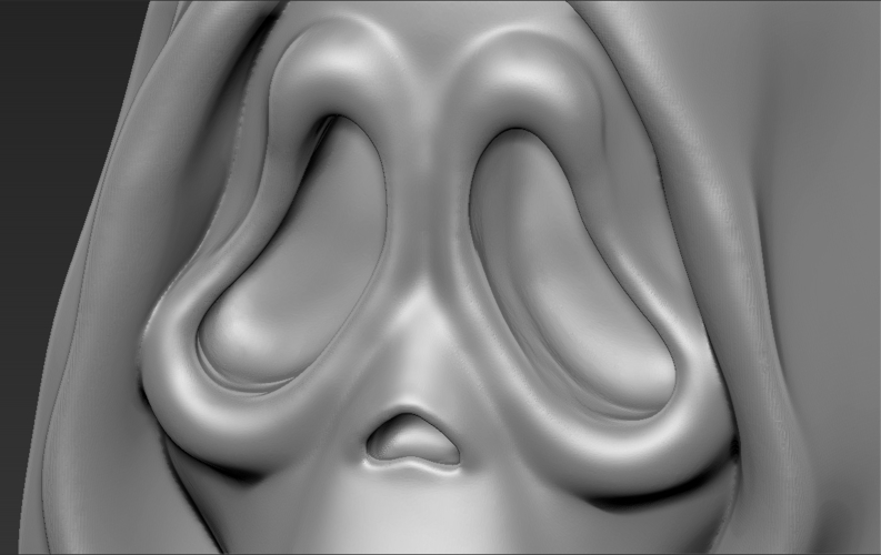 Ghostface from Scream bust ready for full color 3D printing 3D Print 233143