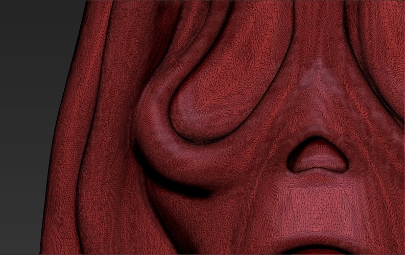 Ghostface from Scream bust ready for full color 3D printing 3D Print 233144