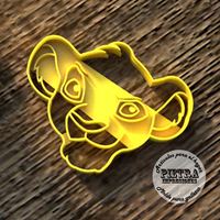 MOLDE CORTANTE PARA GALLETAS FONDANT EL REY LEON - Thumbnail 1