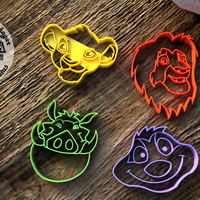 MOLDE CORTANTE PARA GALLETAS FONDANT EL REY LEON - Thumbnail 6