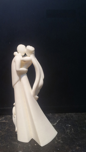 wedding kissing couple 3D Print 23325