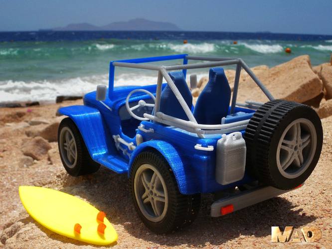 beach jeep 3D Print 23327