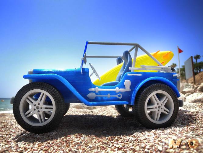 beach jeep 3D Print 23328