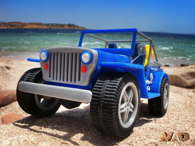 beach jeep 3D Print 23329