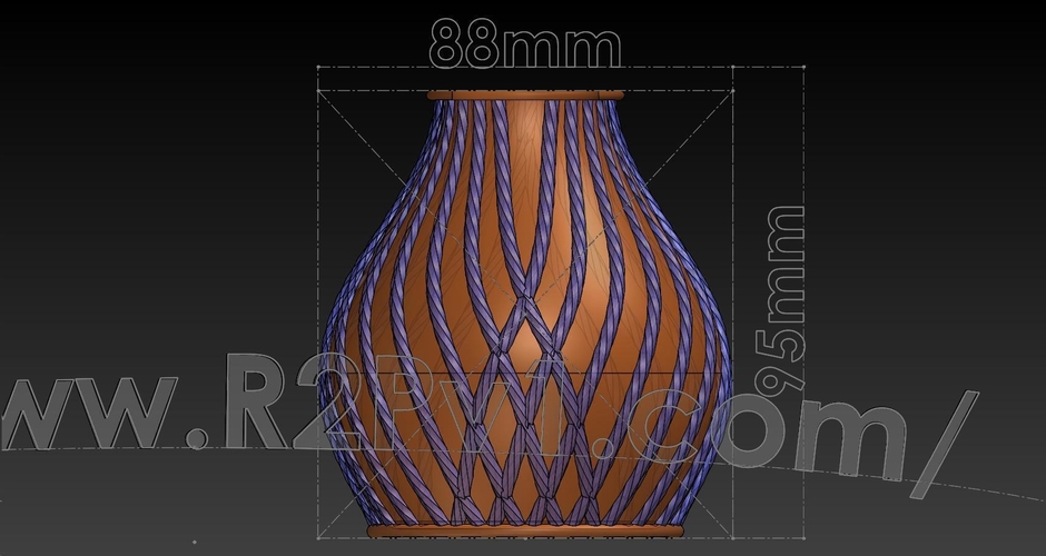 Vase#461 & Vase#462 3D Print 233294