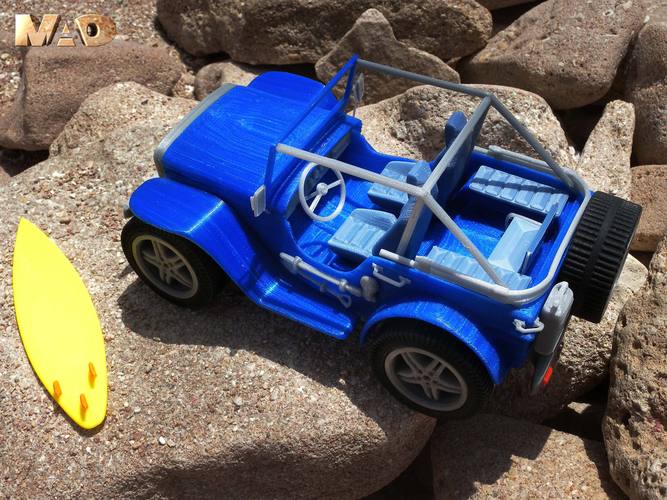 beach jeep 3D Print 23330
