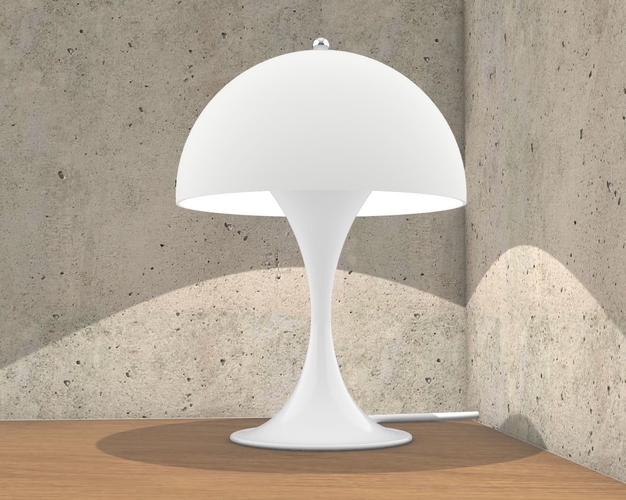 Louis Poulsen Panthella lamps 3D model