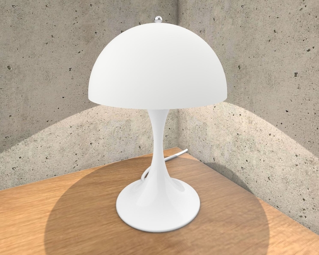 Louis Poulsen Panthella lamps 3D model