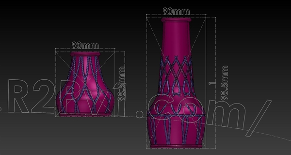 Vase#463 & Vase#464
