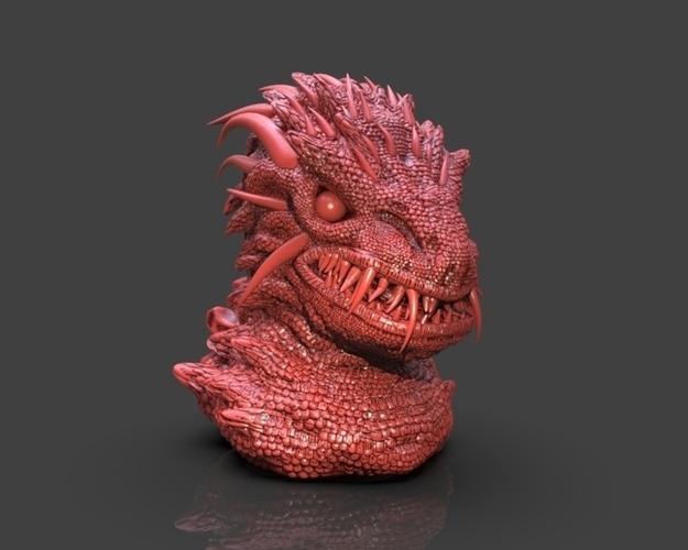 Kaiju Bust 3D Print 233368