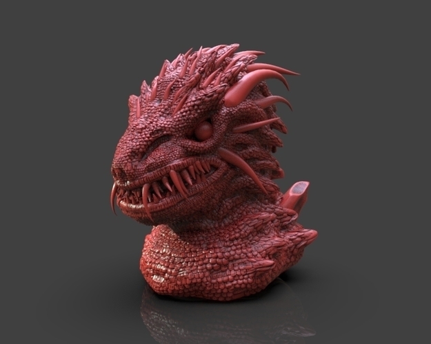 Kaiju Bust 3D Print 233370