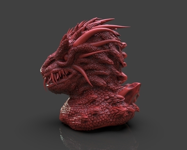 Kaiju Bust 3D Print 233371