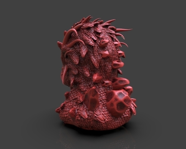 Kaiju Bust 3D Print 233372