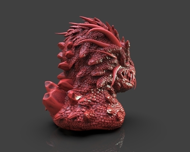Kaiju Bust 3D Print 233373