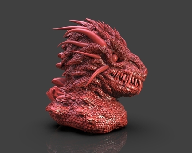 Kaiju Bust 3D Print 233374