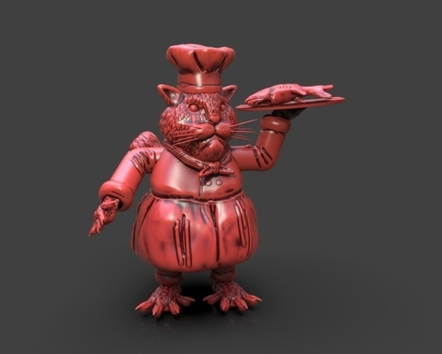 Cat Chef 3D Print 233383