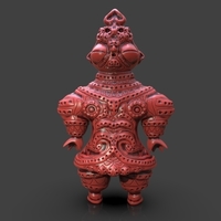Small Dogu Sculpture 3D Printing 233424