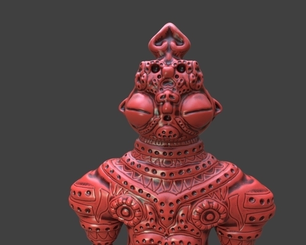 Dogu Sculpture 3D Print 233431