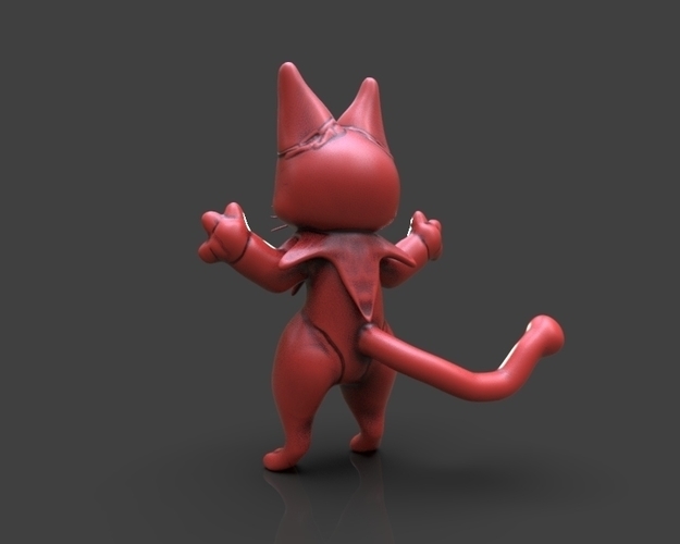 Hood Cat 3D Print 233439