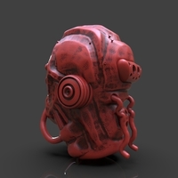 Sci-Fi Helmet - Thumbnail 4