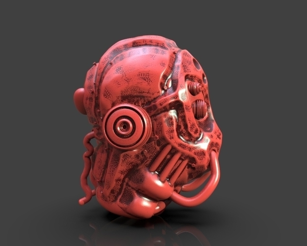 Sci-Fi Helmet 3D Print 233452