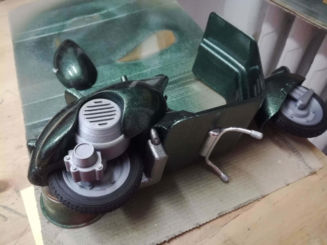 VESPA PIAGGIO 125 - 1951 FIRST MODEL 3D Print 233479