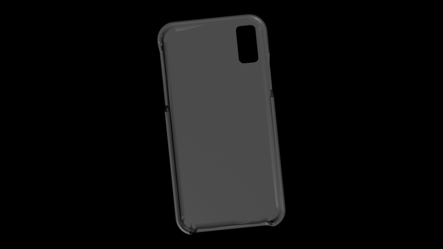 i-phone X solid case 3D Print 233495