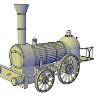 1836 Bury passenger locomotive light version - Thumbnail 4