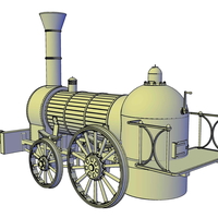 1836 Bury passenger locomotive light version - Thumbnail 5
