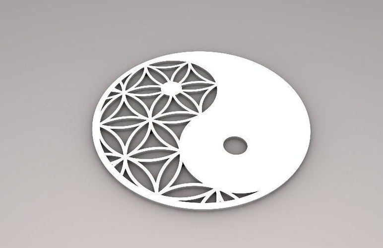 Yin yang sacred  3D Print 233574