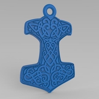 Thor´s hammer keychain - Thumbnail 2