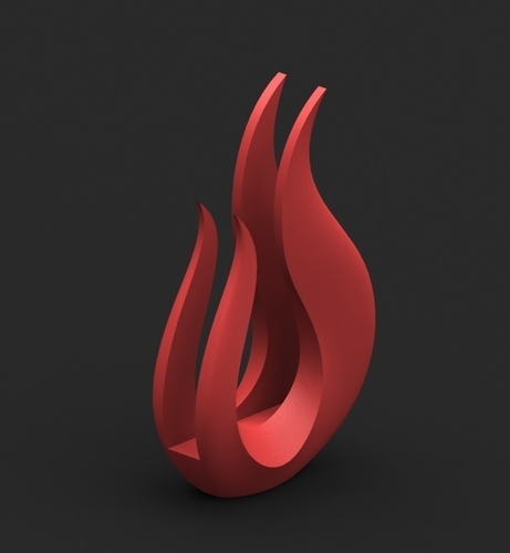 flame napkin holder 3D Print 233587
