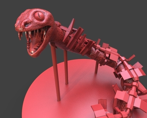 Snake from Outerspace 3D Print 233601