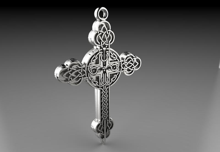 Celtic cross 3D Print 233637