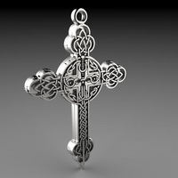 Small Celtic cross 3D Printing 233637