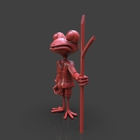 Stylized Frog Ninja - Thumbnail 2