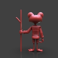 Stylized Frog Ninja - Thumbnail 5