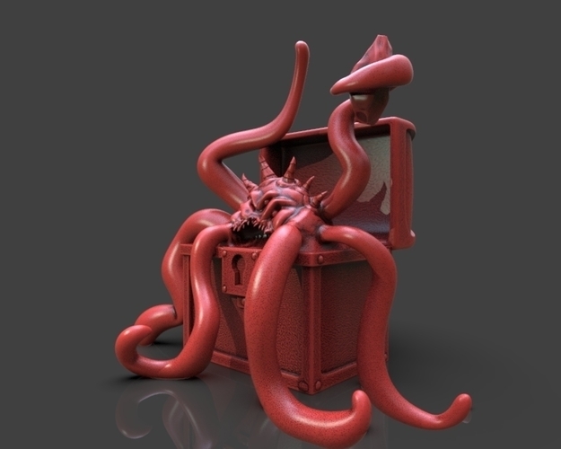 Mimic Chest Monster 3D Print 233697