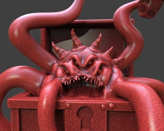 Mimic Chest Monster 3D Print 233704