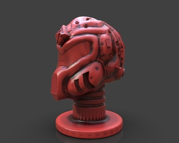 Sci-Fi Soldier Helmet 3D Print 233721