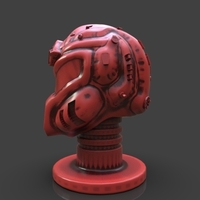 Sci-Fi Soldier Helmet - Thumbnail 3