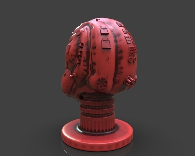 Sci-Fi Soldier Helmet 3D Print 233723