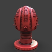 Sci-Fi Soldier Helmet - Thumbnail 5