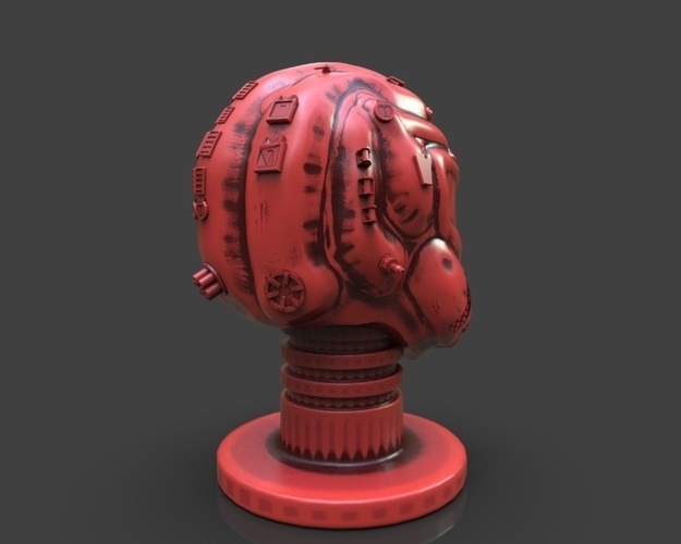 Sci-Fi Soldier Helmet 3D Print 233725