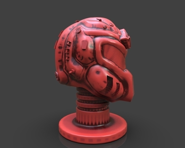 Sci-Fi Soldier Helmet 3D Print 233726