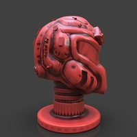 Sci-Fi Soldier Helmet - Thumbnail 7