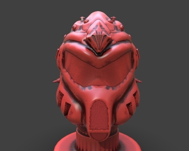 Sci-Fi Soldier Helmet 3D Print 233727