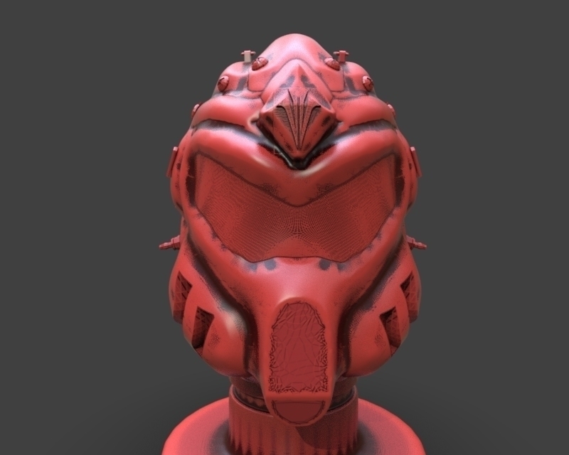 Sci-Fi Soldier Helmet