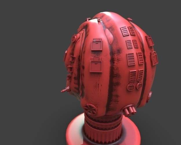 Sci-Fi Soldier Helmet 3D Print 233729